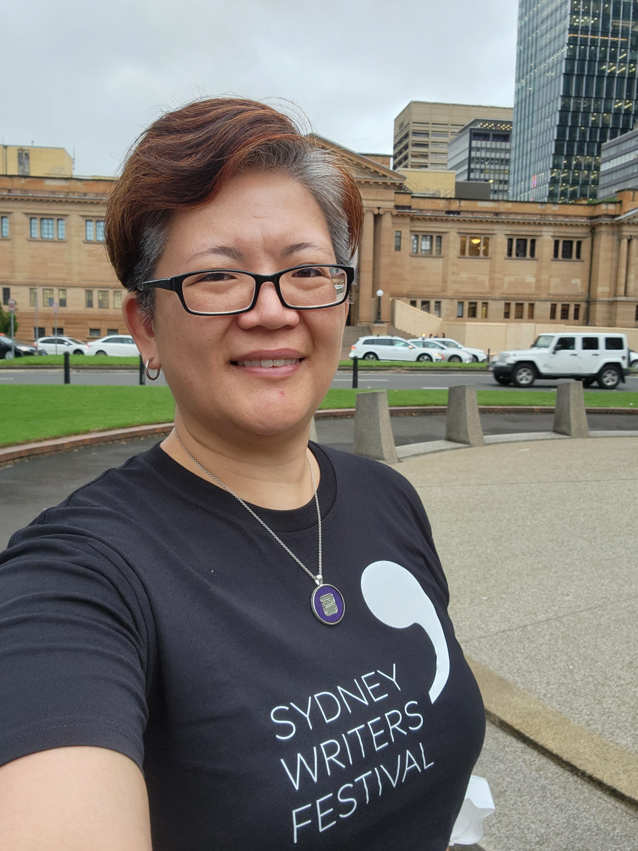 Adeline at the Sydney Writers' Festival 2022 launch.